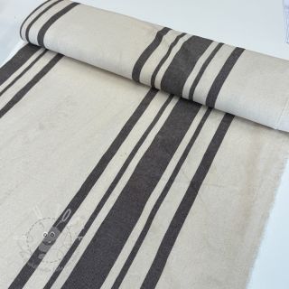 Dekostoff Bernadette stripe coffee
