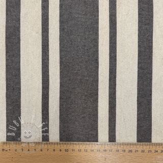 Dekostoff Bernadette stripe coffee