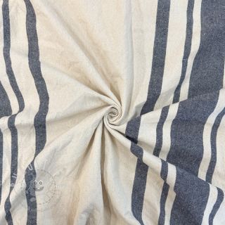 Dekostoff Bernadette stripe indigo