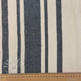 Dekostoff Bernadette stripe indigo