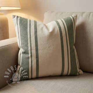 Dekostoff Bernadette stripe kaki