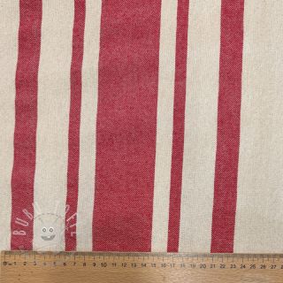Dekostoff Bernadette stripe rouge