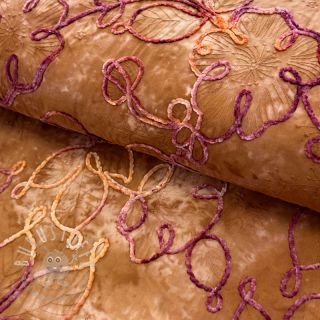 Baumwollstoff TIE DYE Chenille ela design A