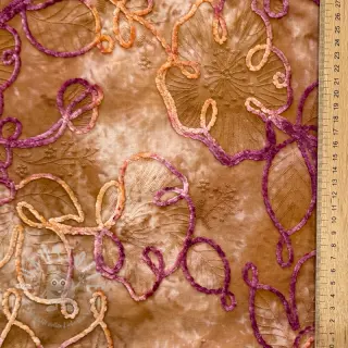 Baumwollstoff TIE DYE Chenille ela design A