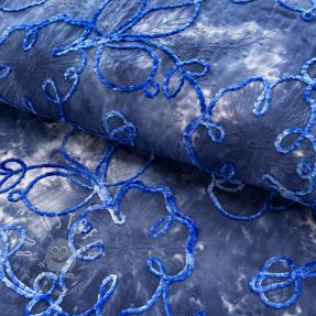 Baumwollstoff TIE DYE Chenille ela design C