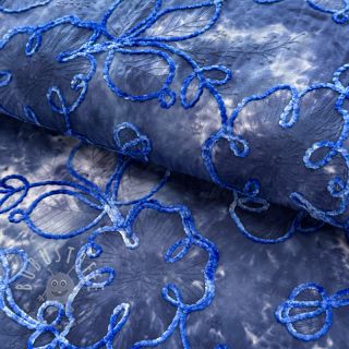 Baumwollstoff TIE DYE Chenille ela design C