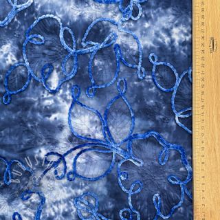 Baumwollstoff TIE DYE Chenille ela design C