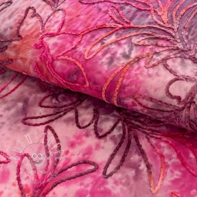 Baumwollstoff TIE DYE Chenille manon design C