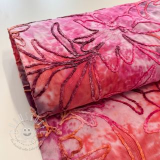 Baumwollstoff TIE DYE Chenille manon design C