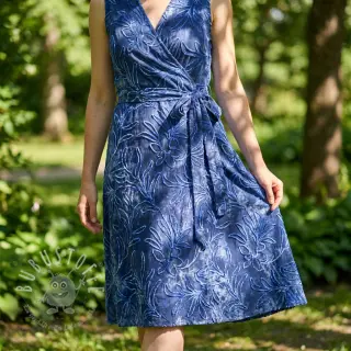 Baumwollstoff TIE DYE Chenille manon design B
