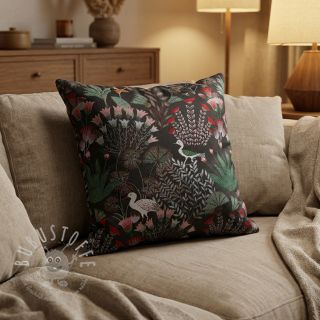 Dekostoff jacquard Botanic Paradise Bird