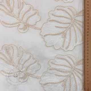 Baumwollstoff VOILE EMBROIDERY Kady off white