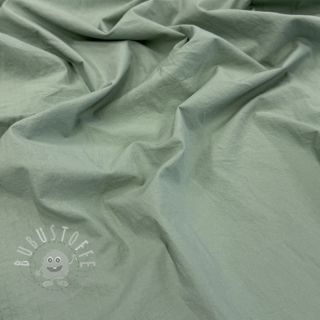 Baumwollstoff WASHED old green