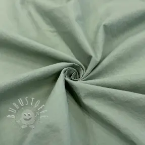 Baumwollstoff WASHED old green