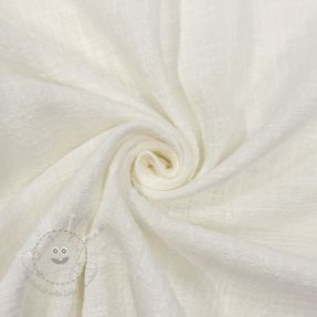Baumwollstoff SLUB WASHED off white