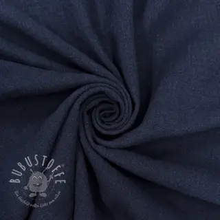 Baumwollstoff SLUB WASHED navy