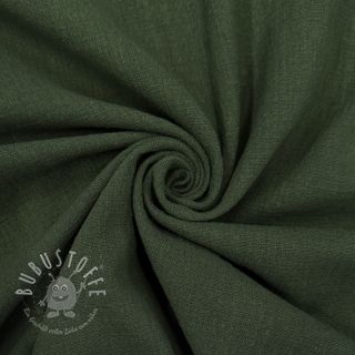 Baumwollstoff SLUB WASHED army green