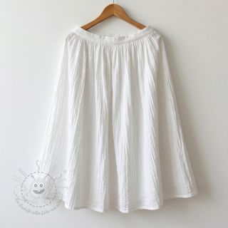 Baumwollstoff WASHED white