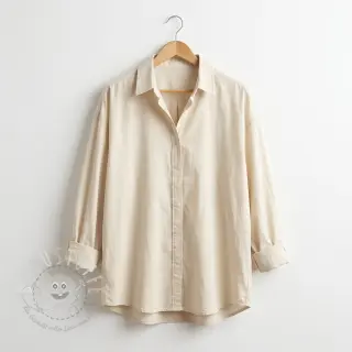 Baumwollstoff WASHED beige