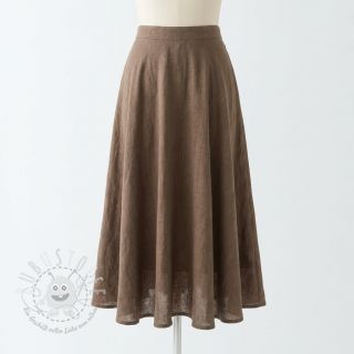 Baumwollstoff SLUB WASHED taupe