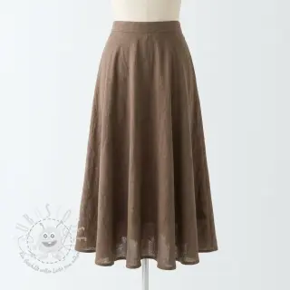 Baumwollstoff SLUB WASHED taupe