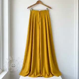 Baumwollstoff SLUB WASHED ochre