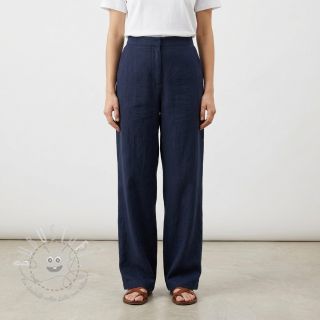 Baumwollstoff SLUB WASHED navy