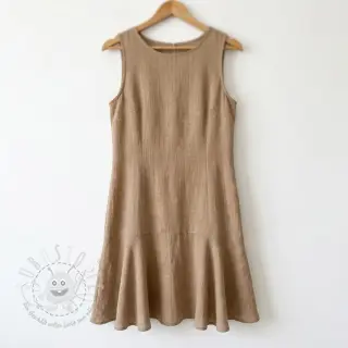 Baumwollstoff SLUB WASHED sand