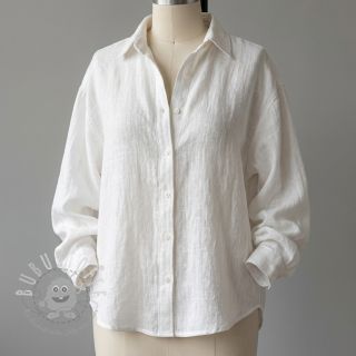 Baumwollstoff SLUB WASHED off white