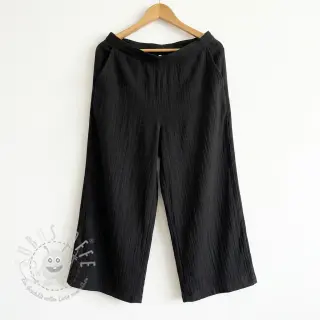 Baumwollstoff SLUB WASHED black
