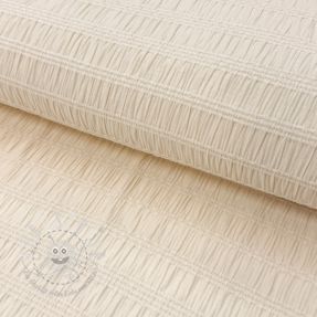Viskosestoff CHENILLE JACQUARD ecru