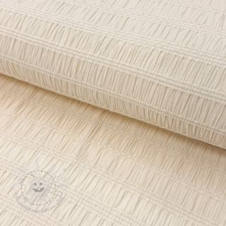 Viskosestoff CHENILLE JACQUARD ecru