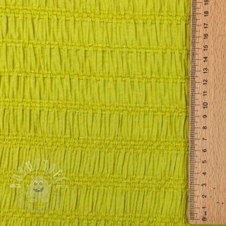 Viskosestoff CHENILLE JACQUARD lime