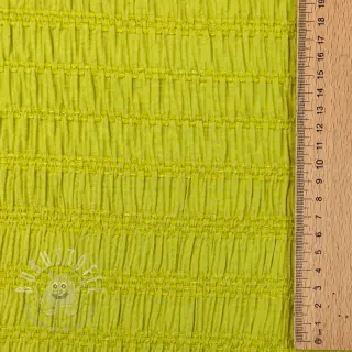 Viskosestoff CHENILLE JACQUARD lime