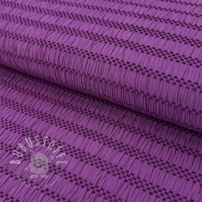 Viskosestoff CHENILLE JACQUARD cerise