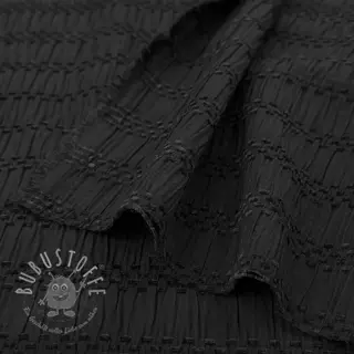 Viskosestoff CHENILLE JACQUARD black