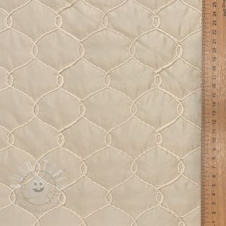 Steppstoffe Cord off white