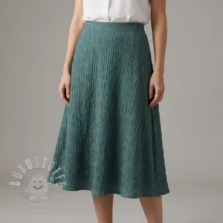 Viskosestoff CHENILLE JACQUARD sage