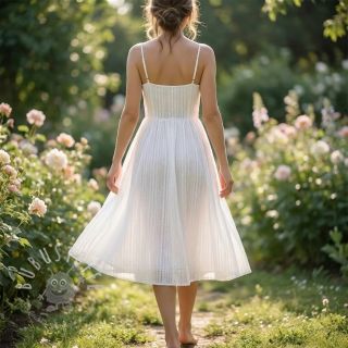Baumwollstoff DOBBY Stripe off white