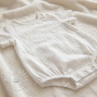 Baumwollstoff DOBBY Stripe off white