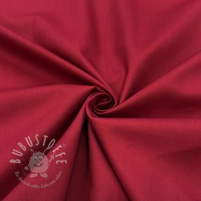 Baumwollstoff mit Viskose wine red