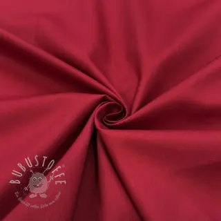 Baumwollstoff mit Viskose wine red