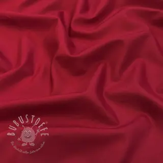 Baumwollstoff mit Viskose wine red