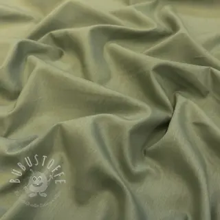 Baumwollstoff mit Viskose olive