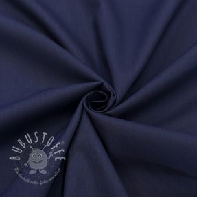 Baumwollstoff mit Viskose navy