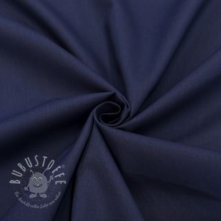 Baumwollstoff mit Viskose navy