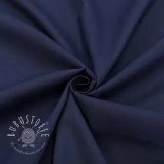 Baumwollstoff mit Viskose navy