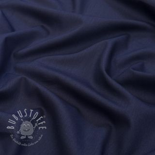 Baumwollstoff mit Viskose navy