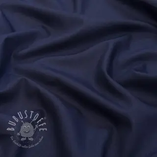 Baumwollstoff mit Viskose navy