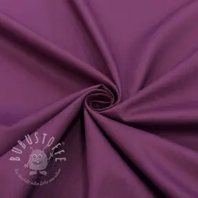 Baumwollstoff mit Viskose aubergine